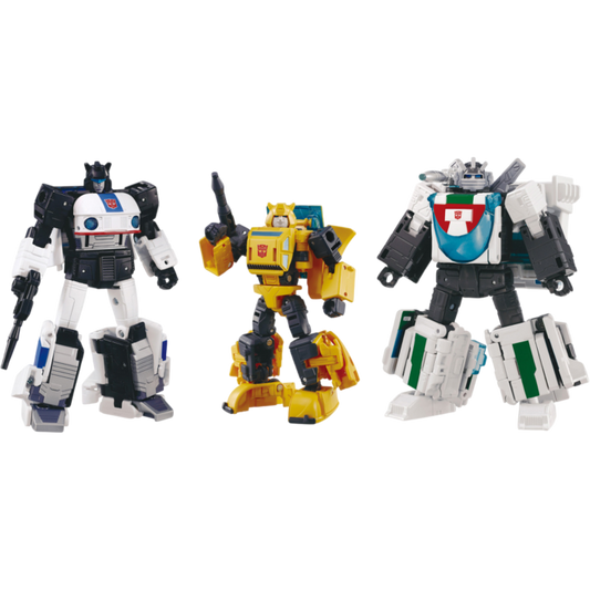 Transformers: Generation 1 - Cybertron Chase Dramatic Capture Series Takara Tomy Action Figure 3-Pack