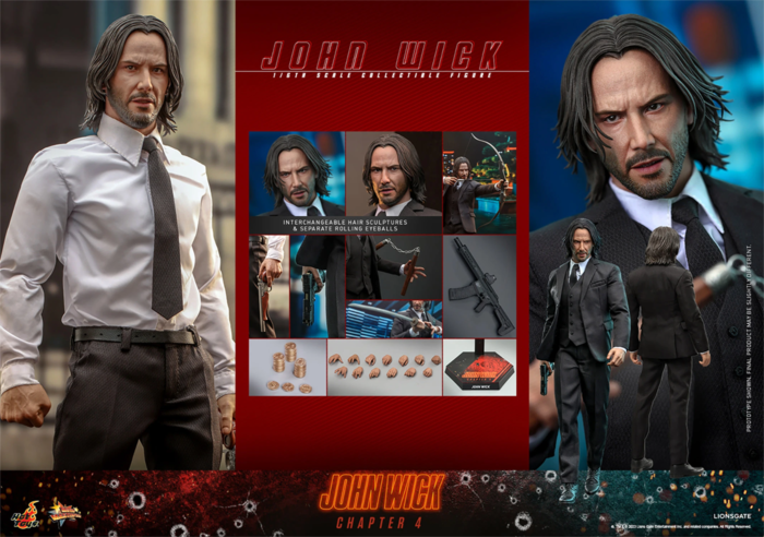 John Wick: Chapter 4 - John Wick 1/6th Scale Hot Toys Action Figure