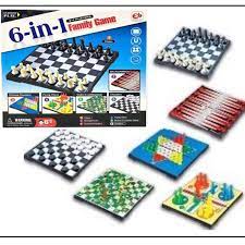 Board Game - Multiple Travel - 6 In 1 - Magnetic