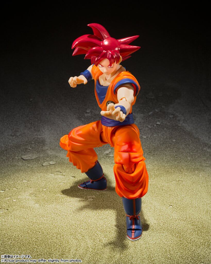 S.H.FIGUARTS Dragon Ball Super Saiyan God Son Goku -Saiyan God Instilled With The Light Of Righteous Hearts-