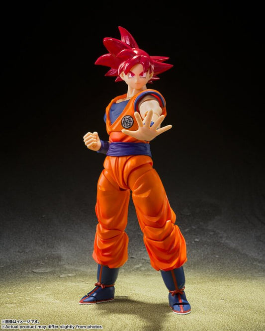 S.H.FIGUARTS Dragon Ball Super Saiyan God Son Goku -Saiyan God Instilled With The Light Of Righteous Hearts-