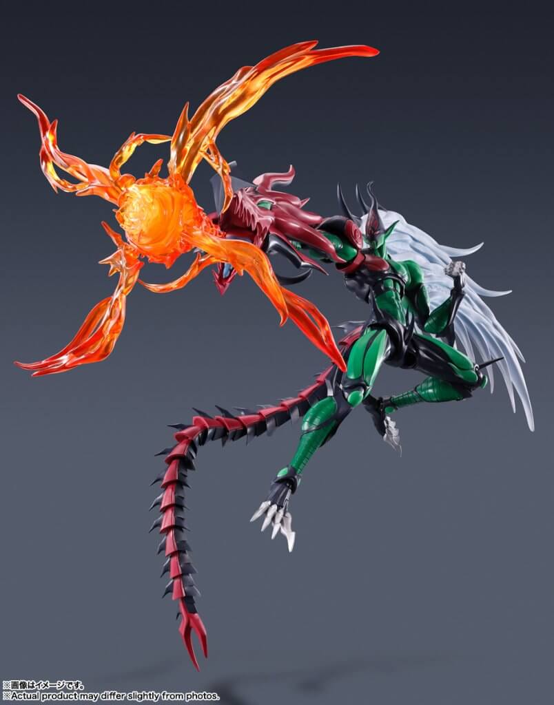 S.H.MONSTERARTS Yu-Gi-Oh! GX Elementa Hero Flame Wingman