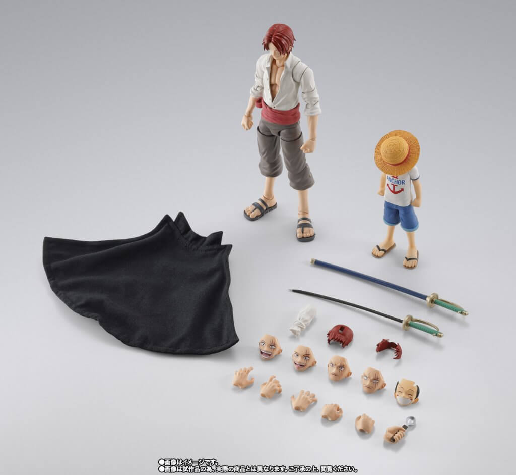 S.H.FIGUARTS One Piece Shanks & Monkey.D.Luffy -Kid Era-