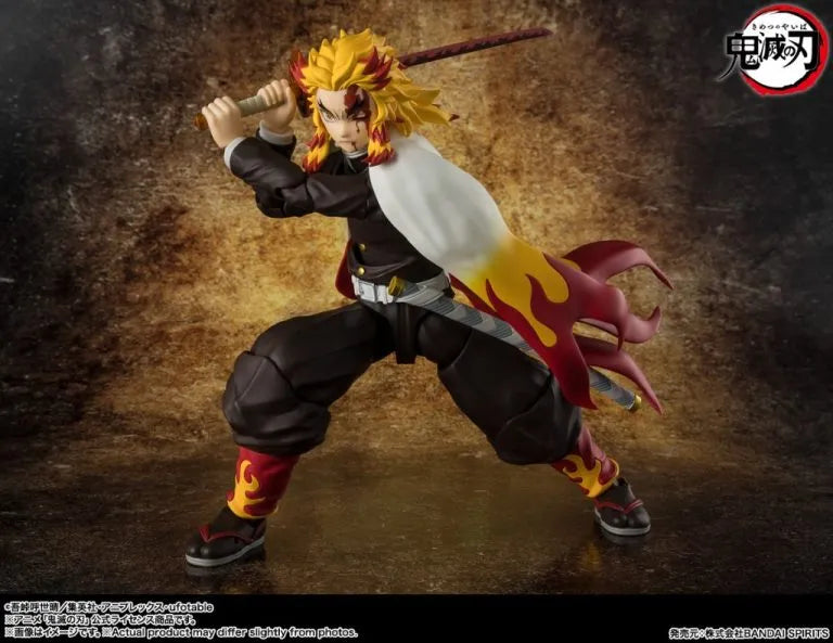 Bandai S.H.FIGUARTS Demon Slayer Kyojuro Rengoku Action Figure