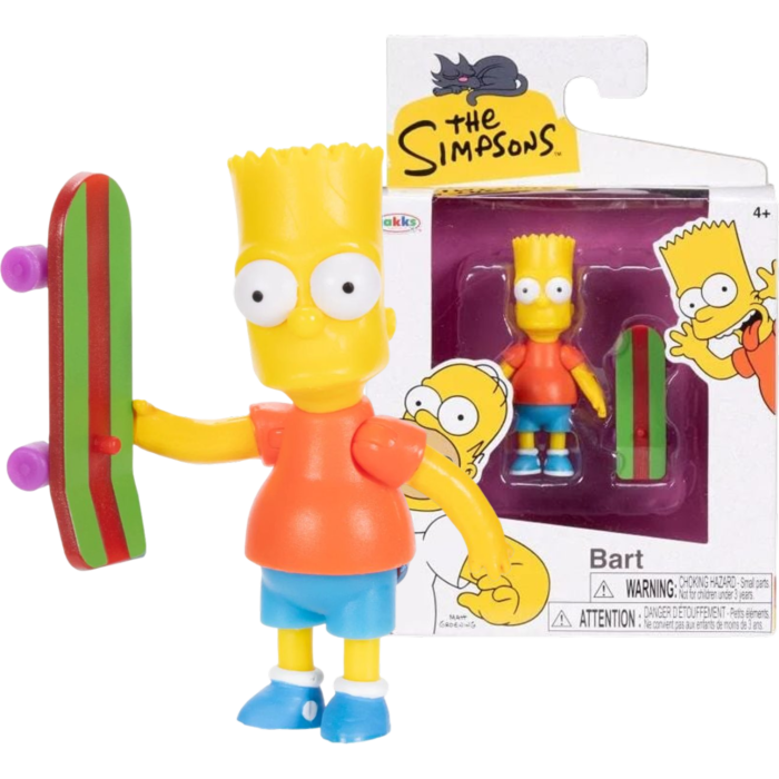 The Simpsons Bart Simpson Wave 1 2.5 Inch Scaled Figure
