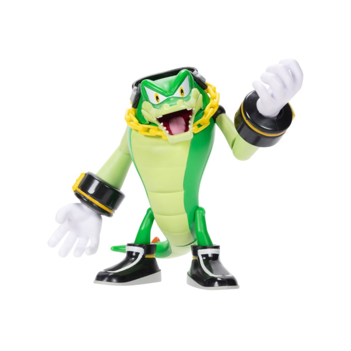 Sonic the Hedgehog - Vector with Super RIng 4" Scale Action Figure (Wave 18)
