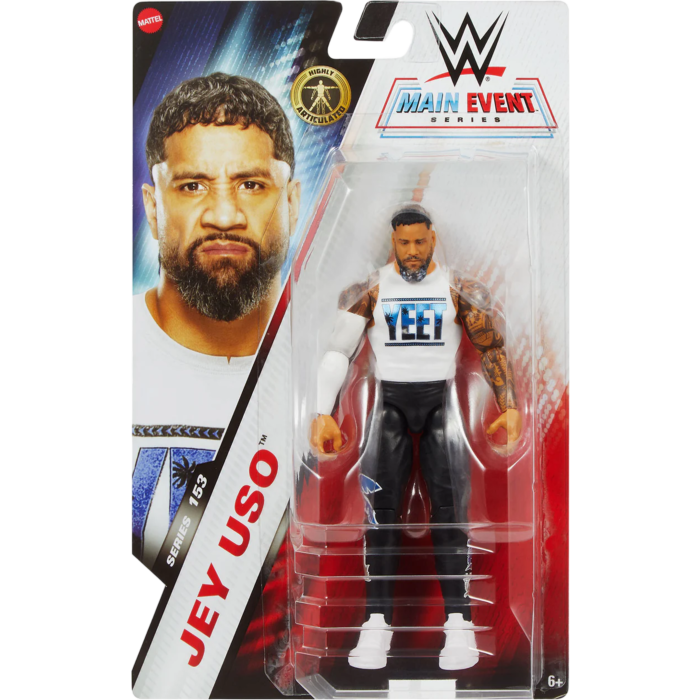 WWE - Jey Uso Main Event Basic Collection 6" Scale Action Figure (Series 153)