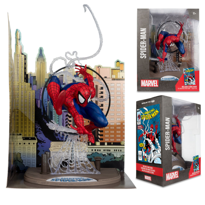 Spider-Man - Spider-Man (The Amazing Spider-Man #301) by Todd McFarlane 1/6th Scale PVC Statue with Comic Book