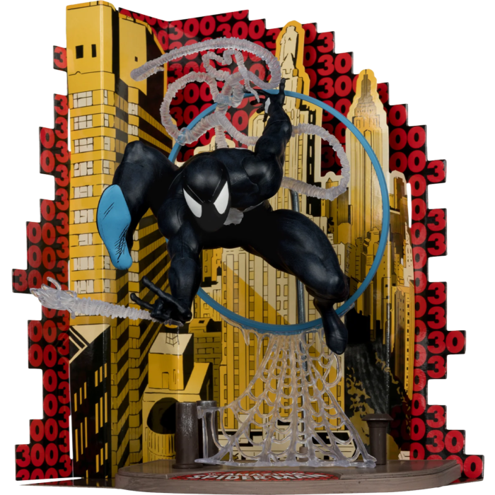 Spider-Man - Spider-Man (Symbiote Suit) (The Amazing Spider-Man #300) Gold Label 1/6th Scale PVC Posed Figure