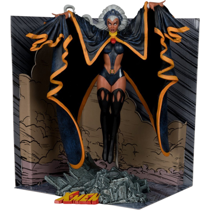 McFarlane Toys - Marvel Storm 1:10th Scale Collectible with Scene (Marvel Tales Featuring Spider-Man and The X-Men #236)