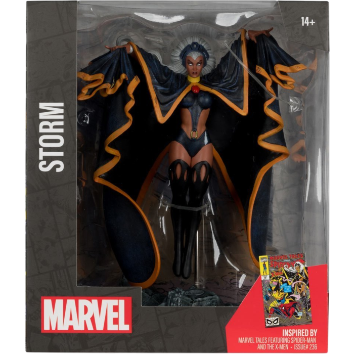 McFarlane Toys - Marvel Storm 1:10th Scale Collectible with Scene (Marvel Tales Featuring Spider-Man and The X-Men #236)