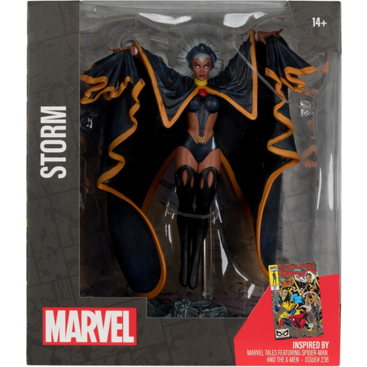 McFarlane Toys - Marvel Storm 1:10th Scale Collectible with Scene (Marvel Tales Featuring Spider-Man and The X-Men #236)