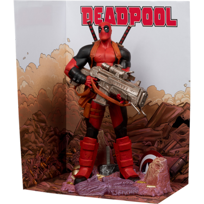 Deadpool - Deadpool (Deadpool #1) 1/6th Scale PVC Posed Figure with Comic Book