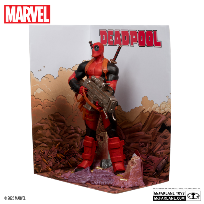 Deadpool - Deadpool (Deadpool #1) 1/6th Scale PVC Posed Figure with Comic Book