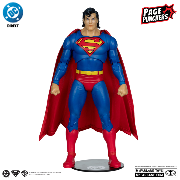 Superman - Superman (Zero Hour) Page Punchers 7" Scale Action Figure with Comic Book