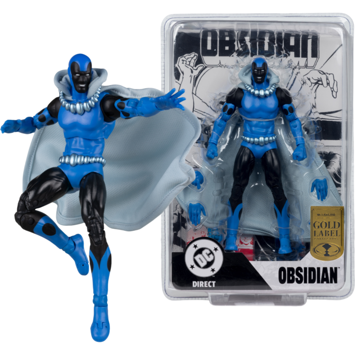 DC Comics - Obsidian (Infinity Inc #16) Gold Label 7" Action Figure