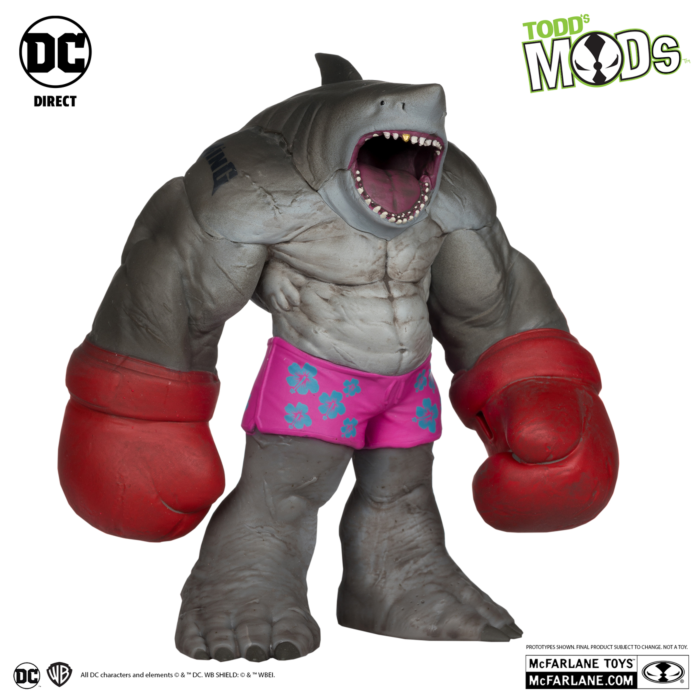 Suicide Squad - King Shark Todd's Mods Collector Vinyl 4.5" Scale PVC Posed Figure
