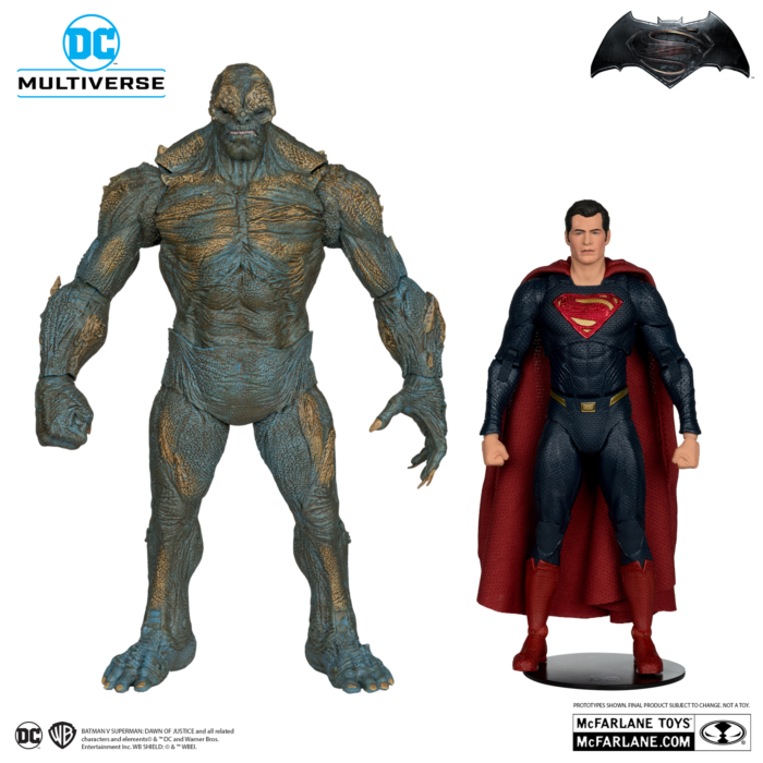 Batman v Superman: Dawn of Justice (2016) - Doomsday & Superman DC Multiverse 7" Scale Action Figure 2-Pack