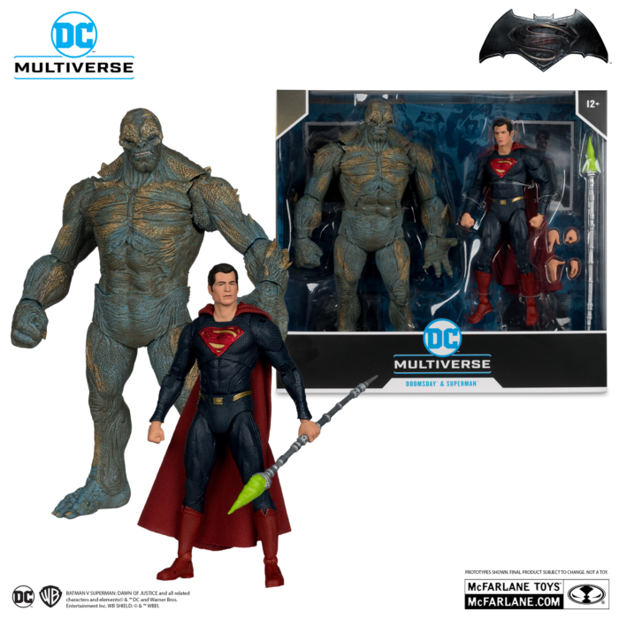 Batman v Superman: Dawn of Justice (2016) - Doomsday & Superman DC Multiverse 7" Scale Action Figure 2-Pack