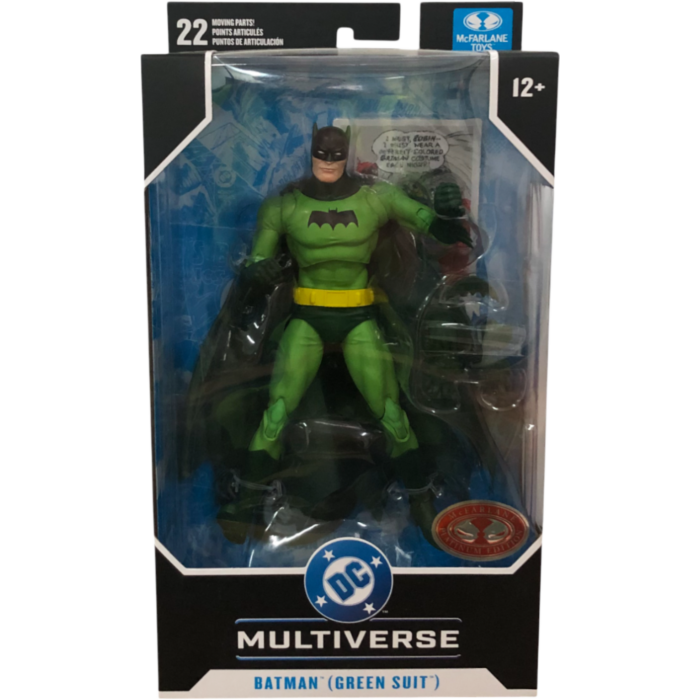 DC Multiverse Batman Green Suit Detective Comics #241 PLATINUM - McFarlane Toys