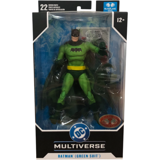 DC Multiverse Batman Green Suit Detective Comics #241 PLATINUM - McFarlane Toys