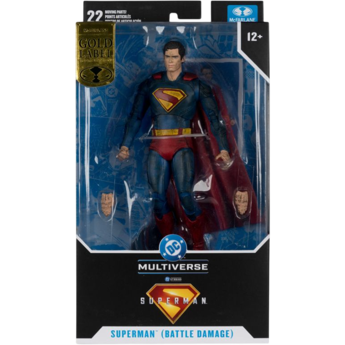 Superman (2025) - Superman (Battle Damage) Gold Label 7" Scale Action Figure