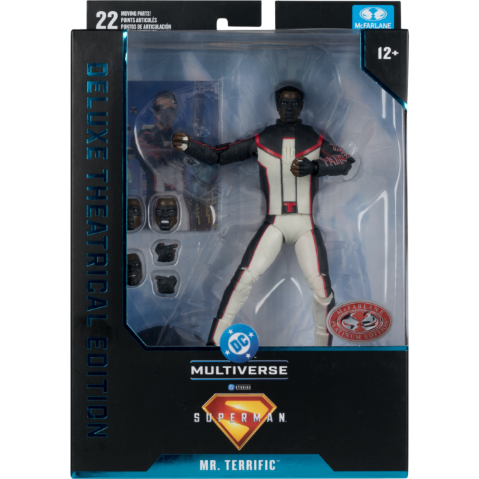 Superman (2025) - Mr. Terrific Deluxe Theatrical Edition Red Platinum Edition 7" Scale Action Figure