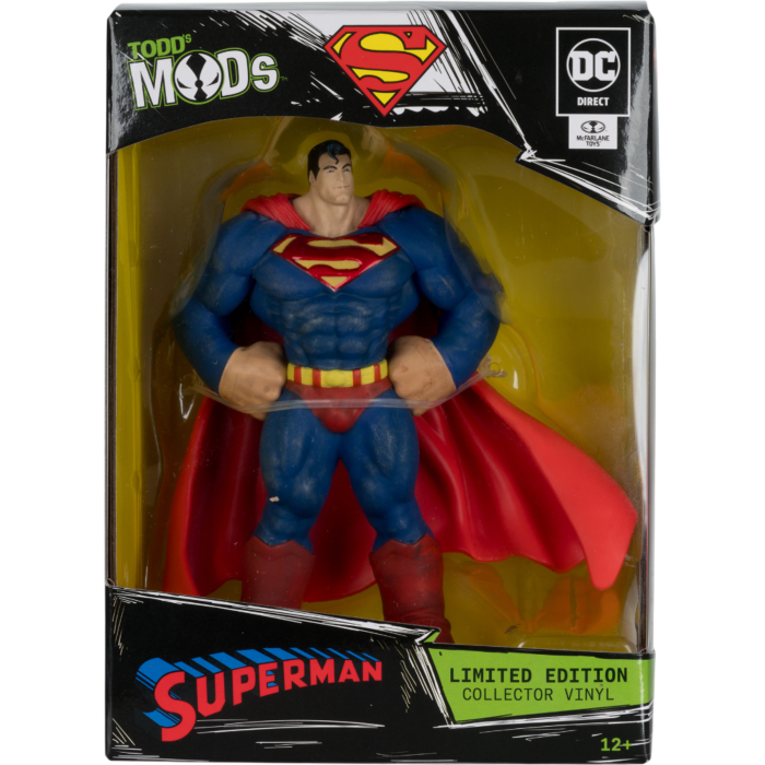 Superman - Superman Todd's Mods Collector Vinyl 4.5" Scale PVC Posed Figure