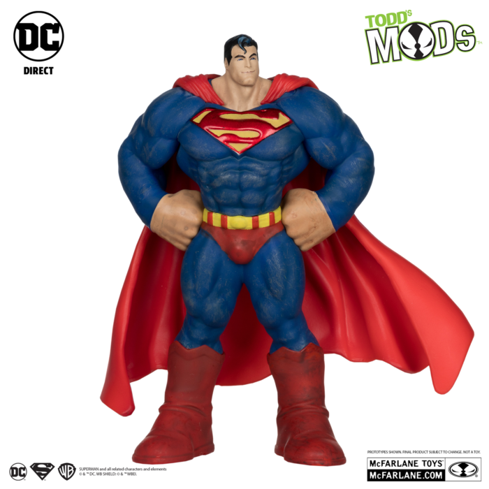 Superman - Superman Todd's Mods Collector Vinyl 4.5" Scale PVC Posed Figure