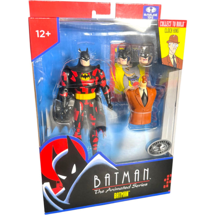Batman: The Animated Series (1992) - Batman (Expressions Pack Version) Platinum Edition 6" Scale Action Figure (Clock King Build-A-Figure)