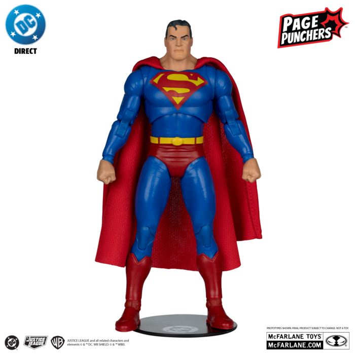 DC Direct - Superman (Justice)(Chase) Page Punchers 7" Figure with Comic