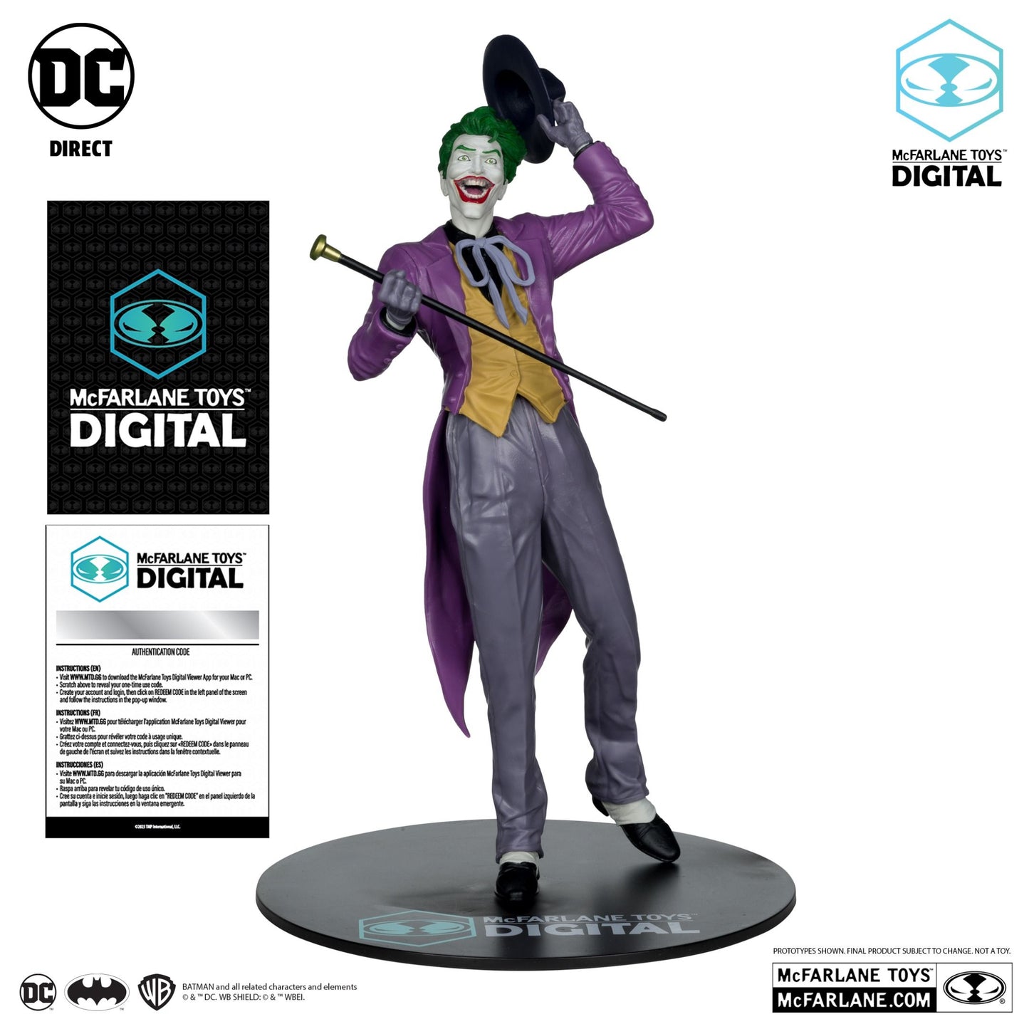 McFarlane Digital DC Direct The Joker by Jason Fabok 12" Figure