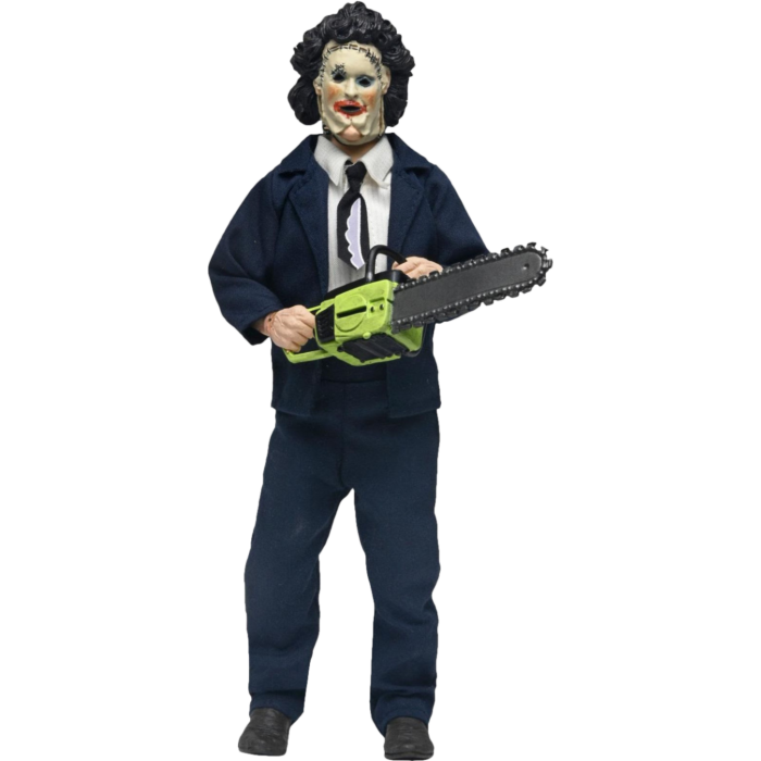 TEXAS CHAINSAW MASSACRE – LEATHERFACE (PRETTY WOMAN MASK) 50TH ANNIVERSARY 8″ CLOTHED ACTION FIGURE