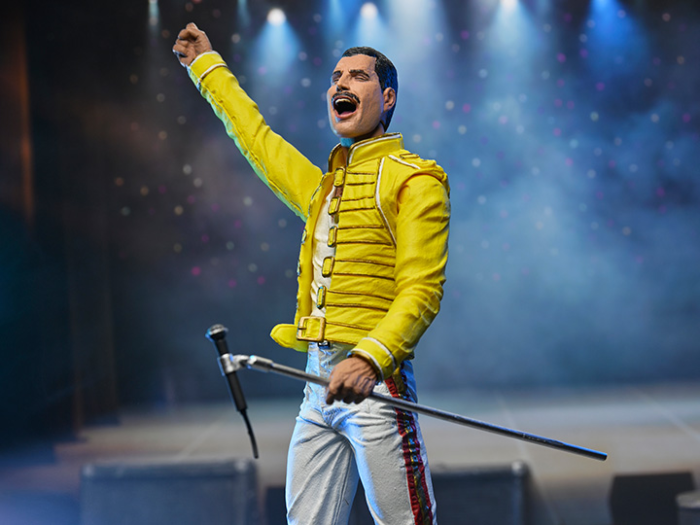 Queen - Freddie Mercury in Yellow Jacket 7" Scale Action Figure