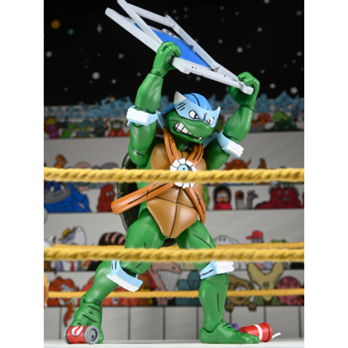 Teenage Mutant Ninja Turtles Adventures - Stump Wrestling Turtles (Archie Comics) 7" Scale Action Figure 4-Pack