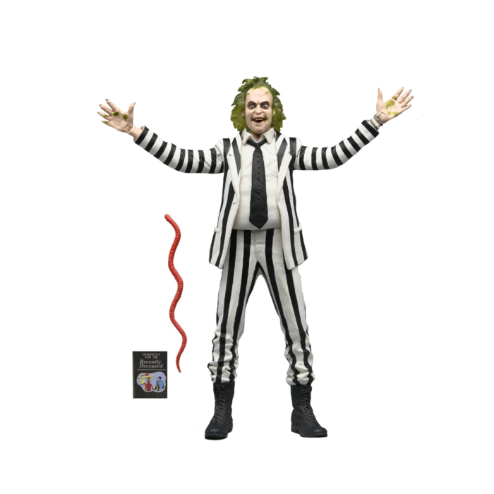Beetlejuice (1988) - Beetlejuice in Black & White Suit 7" Scale Action Figure
