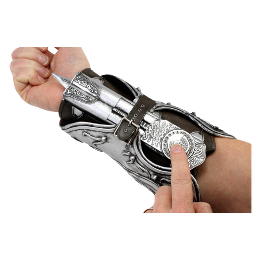Assassin's Creed 2 The Hidden Blade of Ezio Auditore Role-Play Costume Gauntlet Replica