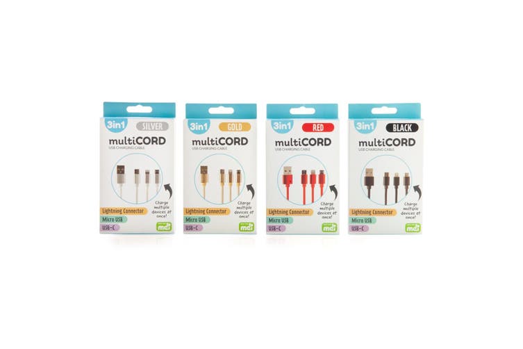 Multicord 3-in-1 Charging Cable