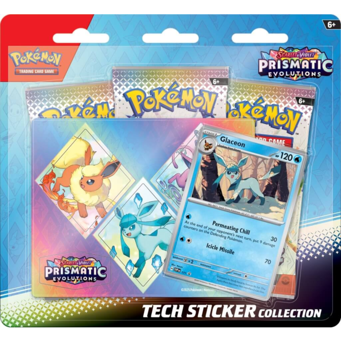 Pokemon - Scarlet & Violet 8.5 Prismatic Evolutions Tech Sticker Collection (Lucky Dip)