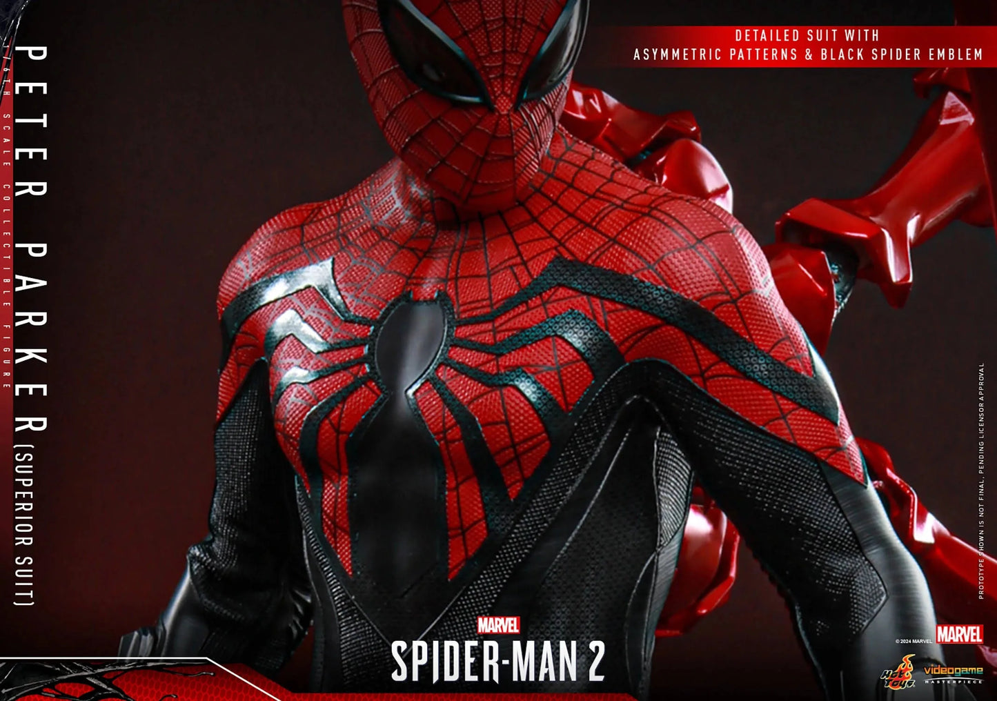 Marvel's Spider-Man 2 - Peter Parker (Superior Suit) 1/6th Scale Hot Toys Action Figure