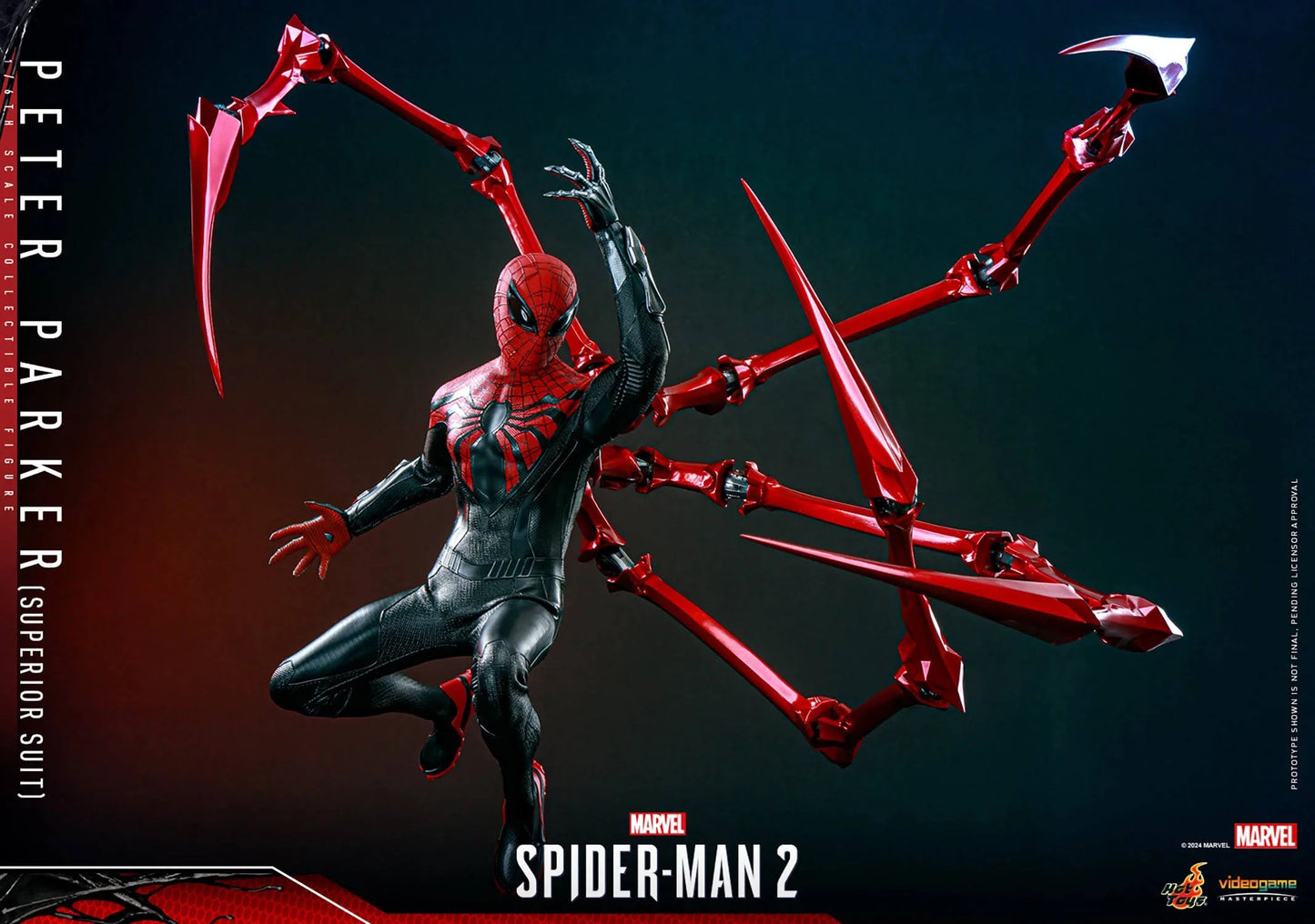 Marvel's Spider-Man 2 - Peter Parker (Superior Suit) 1/6th Scale Hot Toys Action Figure