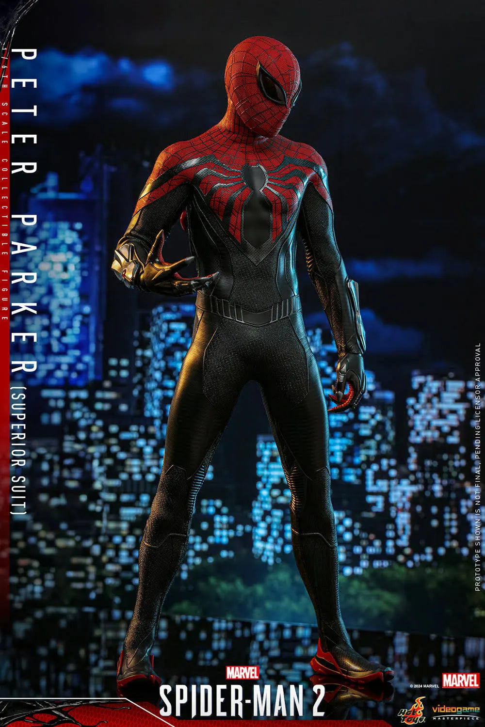 Marvel's Spider-Man 2 - Peter Parker (Superior Suit) 1/6th Scale Hot Toys Action Figure