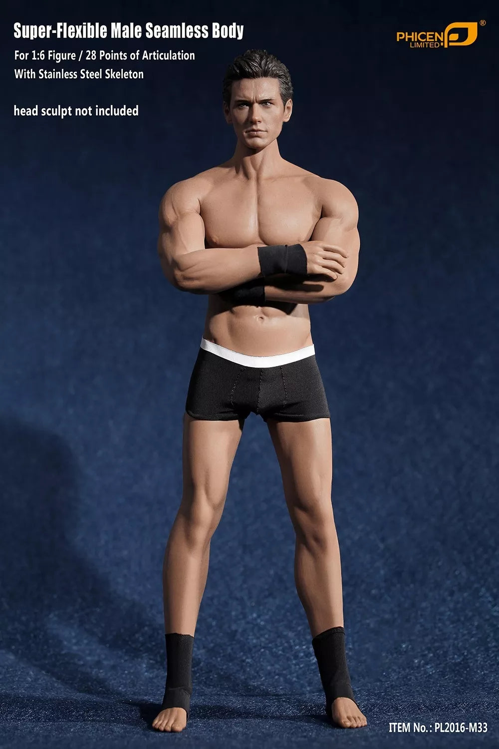 TBLeague Phicen M33 Super-Flexible Male Seamless Muscular Body 1/6