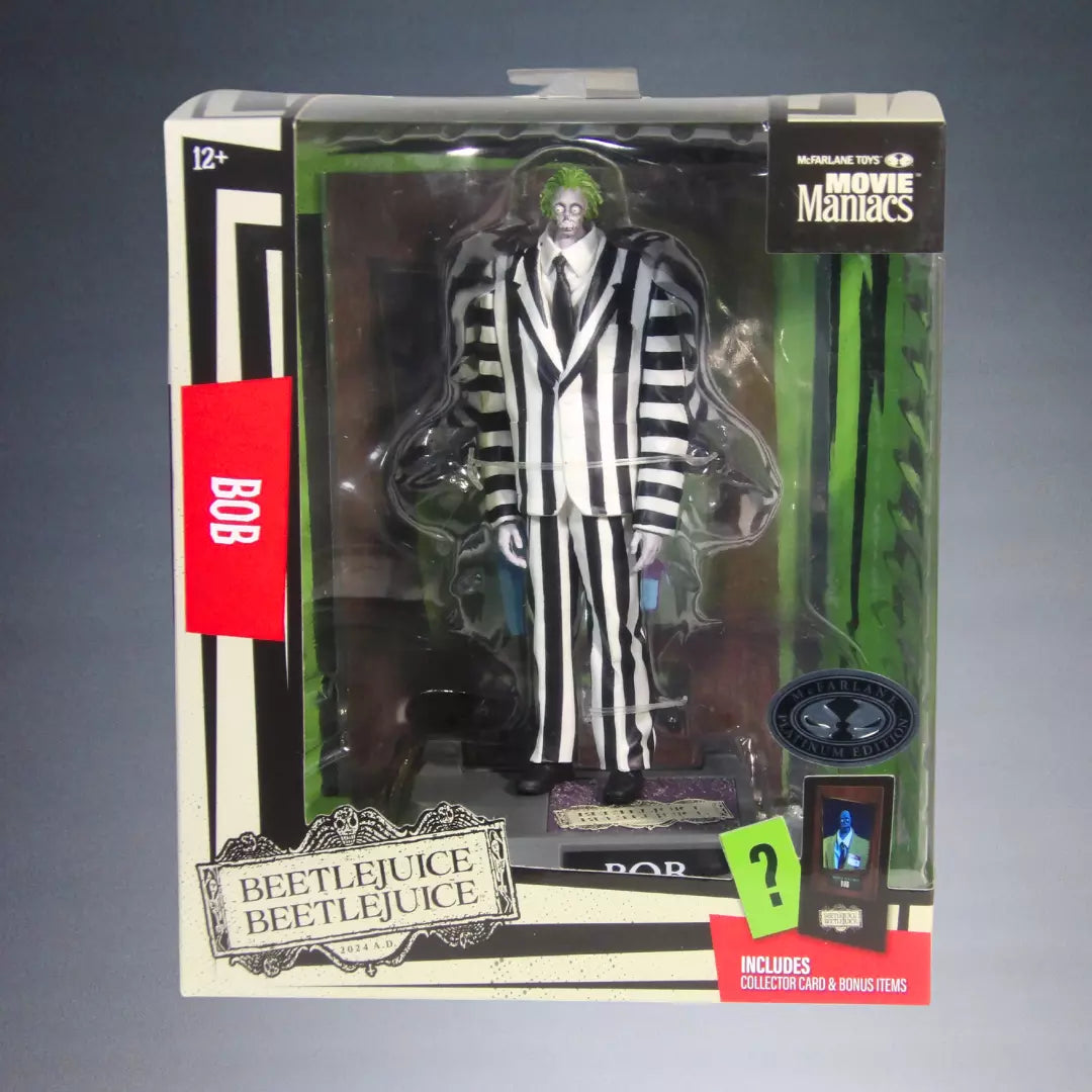 MCFARLANE MOVIE MANIACS BEETLEJUICE BEETLEJUICE BOB PLATINUM EDITION