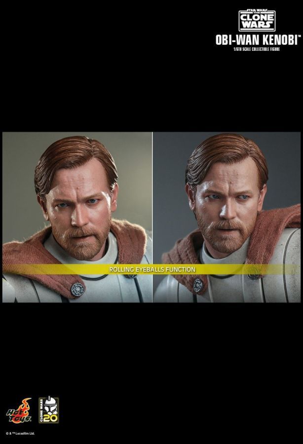 Star Wars: The Clone Wars Obi-Wan Kenobi 1:6 Scale Action Figure