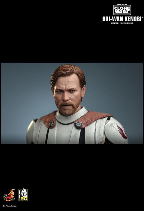 Star Wars: The Clone Wars Obi-Wan Kenobi 1:6 Scale Action Figure
