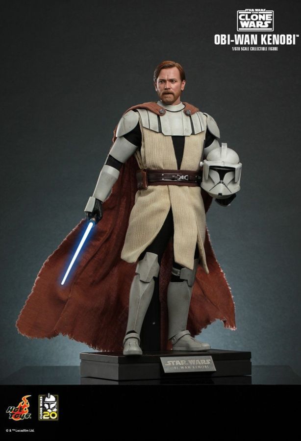 Star Wars: The Clone Wars Obi-Wan Kenobi 1:6 Scale Action Figure