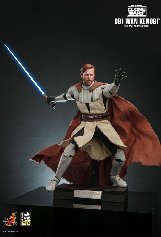 Star Wars: The Clone Wars Obi-Wan Kenobi 1:6 Scale Action Figure