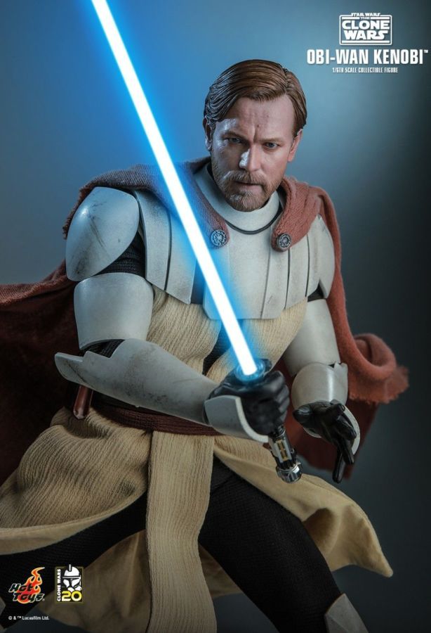 Star Wars: The Clone Wars Obi-Wan Kenobi 1:6 Scale Action Figure