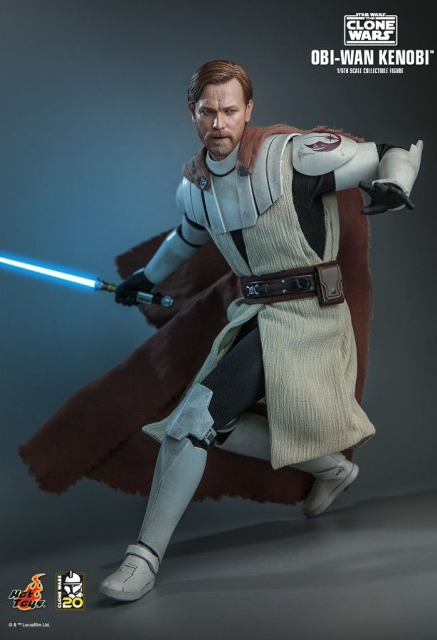 Star Wars: The Clone Wars Obi-Wan Kenobi 1:6 Scale Action Figure